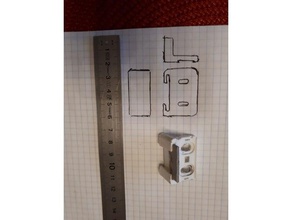 glissi yeniden porte frigo dökün ev gereçleri 3d print model - Mito3D