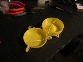 fruit fly trap household supplies flytrap kitchen openscad 3d print model - Mito3D