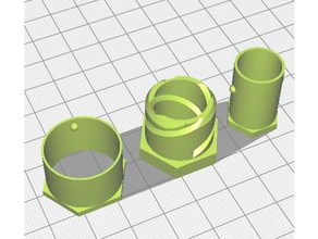 test nut set 3d printing tests cr-10 helix screw taiwan 3d print model - Mito3D