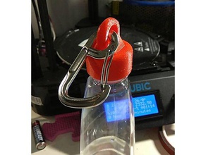 botella copa percha mod los contenedores 3d print model - Mito3D