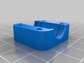 lm8uu bearing case 3d printer parts freecad holder 3d print model - Mito3D