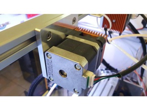 mk8 - bowden holder profil 20x20 3d printer extruders 3d print model - Mito3D