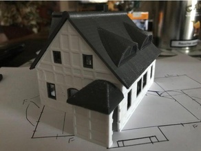 fachwerkhaus 2 buildings & structures 3d print model - Mito3D
