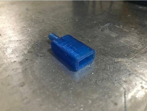 le cache usb de l'électronique cas 3d print model - Mito3D