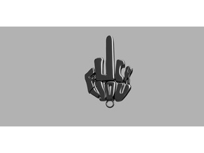 finger signs & logos art fuck you joke sign 3d print model - Mito3D