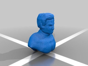 simplifié sculptris obj bits coiffures personnes 3d print model - Mito3D