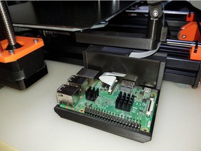 raspberry pi 3 2 octopi case prusa i3 mk3 cam-cable-spool 3d printer parts 3d print model - Mito3D