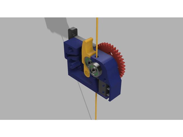 pequeno voltada extrusora de filamentos desvio do sensor Impressora 3d extrusoras 3D print model - Mito3D