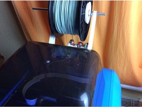 flashforge inventor 2 filament gider 3d printer accessories holder 3d print model - Mito3D