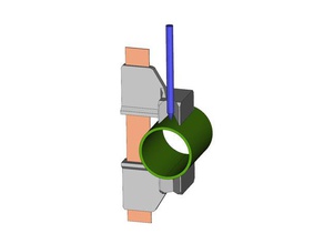 double center finder tuyaux des outils à main centre de recherche la pipe 3d print model - Mito3D