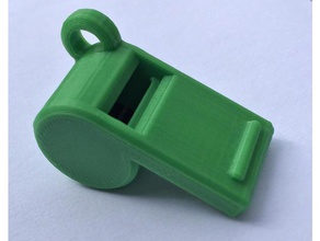 pea whistle small but strident sport & outdoors alert children enfant game sifflet sound 3d print model - Mito3D