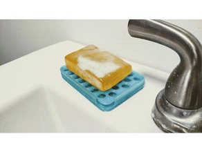 drenagem prato de sabão em pequenos bares casa banho neutrogena do porta sabonete 3d print model - Mito3D