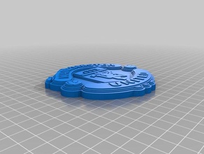 manchester united logo - improved coins & badges mu red devils 3d print model - Mito3D