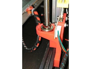 z lead screw bottom support 3d printer parts flsun 2017 i3 leadscrew z-axis stabilizer 3d print model - Mito3D