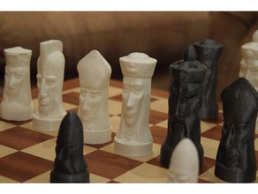 gothic chess set 3d print model - Mito3D