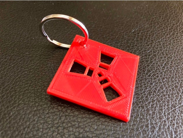 rust keychain keychains 3D print model - Mito3D