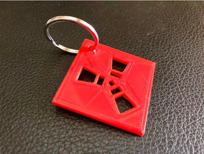 la rouille trousseau de clés porte-clés 3d print model - Mito3D
