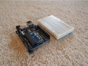 arduino plaque de montage l'électronique mega uno le titulaire mont 3d print model - Mito3D