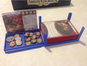 arkham horror tcg player dashboard toy & game accessories lcg 3d print model - Mito3D