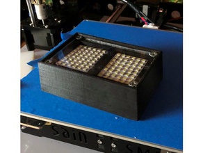 led light base 3d print model - Mito3D