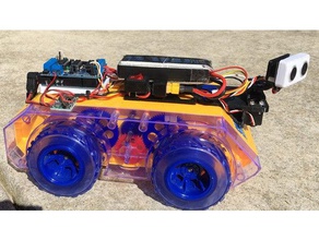 obsticle avoiding arduino rover diy project snap 3d print model - Mito3D