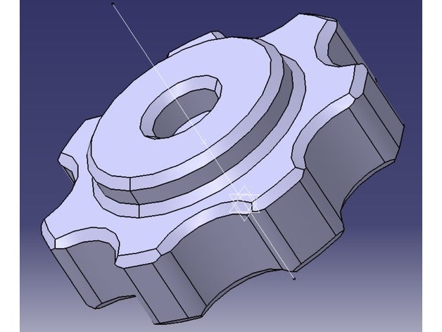 kolu gergi 3d yazıcı parçaları kemer topuzu x-ekseni x gerdirici 3D print model - Mito3D