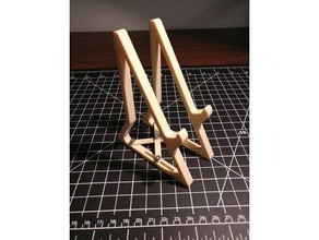 collapsible phone stand scissor joint mobile 3d print model - Mito3D