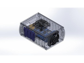 rampalar kasa 3d yazıcı parçaları elektronik prusa i3 14 kutusu 3d print model - Mito3D