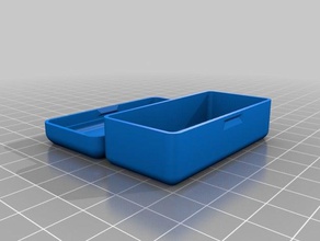 box lid held containers 3d print model - Mito3D