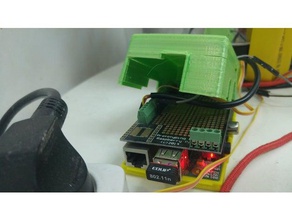 caso original raspberry pi modelo a e b espaço placa eletrônica 3d print model - Mito3D