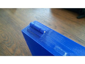 small triple barell hinge using 3mm bbq squier 3d printer parts 3d print model - Mito3D
