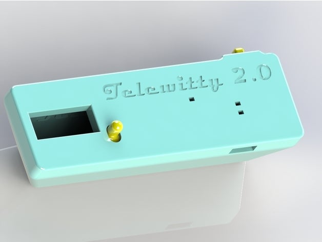 telewitty 20 câmera sjcam 4000 telecomando wi-fi wemos d1 mini 3D print model - Mito3D