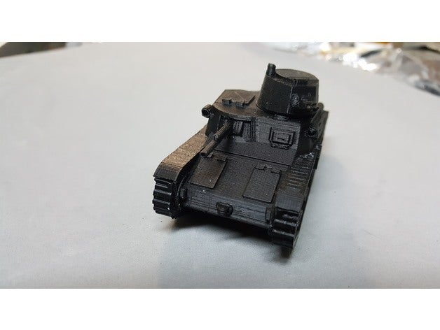 italienische m11 39 tank-28mm Maßstab Fahrzeuge bolt action miniwargaming wargaming ww2 3D print model - Mito3D