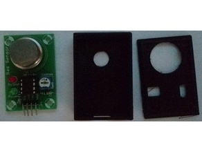 Gehäuse-gas-sensor-Modul - Elektronik 3d print model - Mito3D