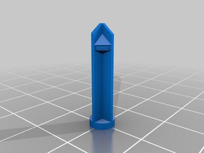 push clip easy ejection mechanism decor 3d print model - Mito3D