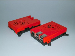 vida olmadan 2 ahududu pı 3 - uyarlanmış tasarım elektronik durumda raspberry pi esas alındığı 3d print model - Mito3D