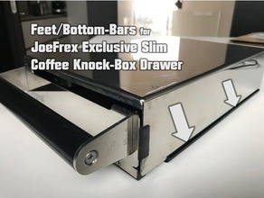 rubber feet joefrex drawer exklusiv slim kitchen & dining coffee sudlade 3d print model - Mito3D