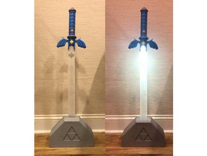 link skywalker master saber Requisiten Lichtschwert star wars zelda 3d print model - Mito3D