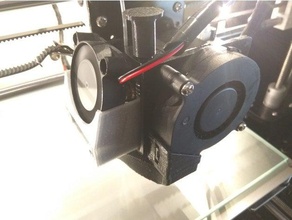 removable extruder fan holder a8 3d printer parts 3d print model - Mito3D