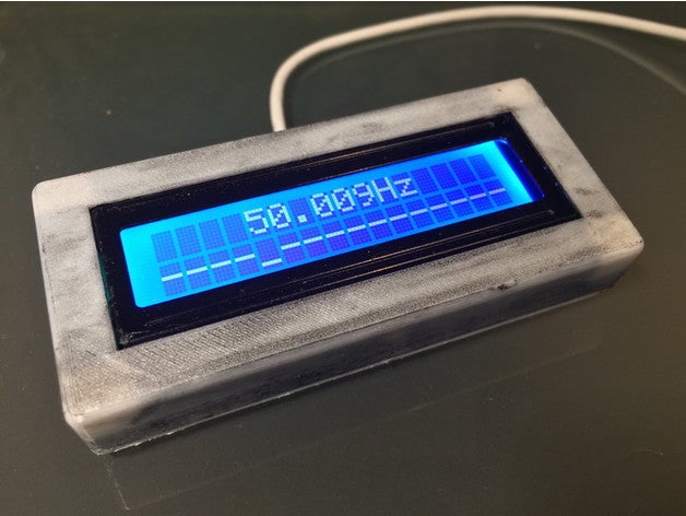 16 2 lcd desktop caso l'elettronica 3D print model - Mito3D