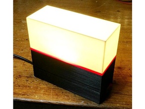 box led light decor lights 3d print model - Mito3D