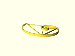 altın küpe piral oranı takı Altın spiral Oran pi greco günü 3d print model - Mito3D