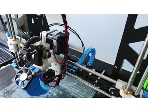 cable holder greg's wade extruder 3d printer parts 3d print model - Mito3D