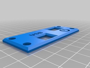 ultimaker 157 bouclier du panneau avant L'imprimante 3d de pièces 3d print model - Mito3D