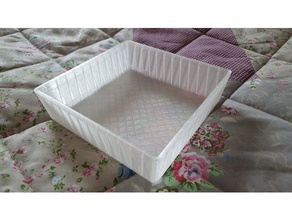 square basket bathroom 3d print model - Mito3D