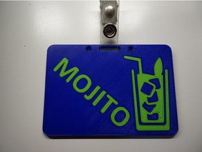mojito tarjeta de identificación la insignia del titular accesorios el mmu mojitos multi-color multi-material multicolor prusa i3 mk2 3d print model - Mito3D