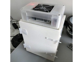mini refrigerador - wifi 12v esp32 la electrónica nevera peltier el 3d print model - Mito3D