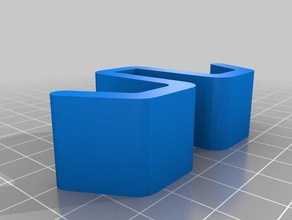 hook double-sided bathroom 3d print model - Mito3D