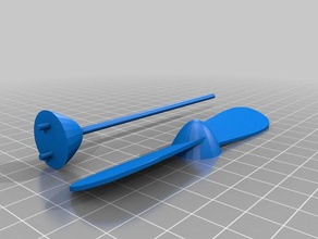 hand-helicopter 3d printing 3d print model - Mito3D