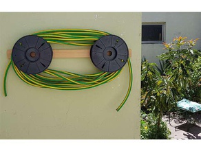hose garden holder outdoor & 3d print model - Mito3D